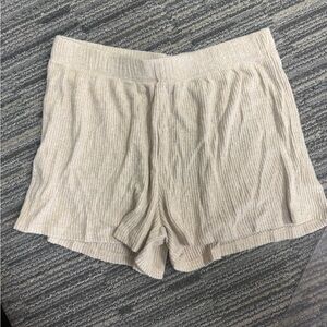 NWT Lulus Tan Lounge high rise shorts